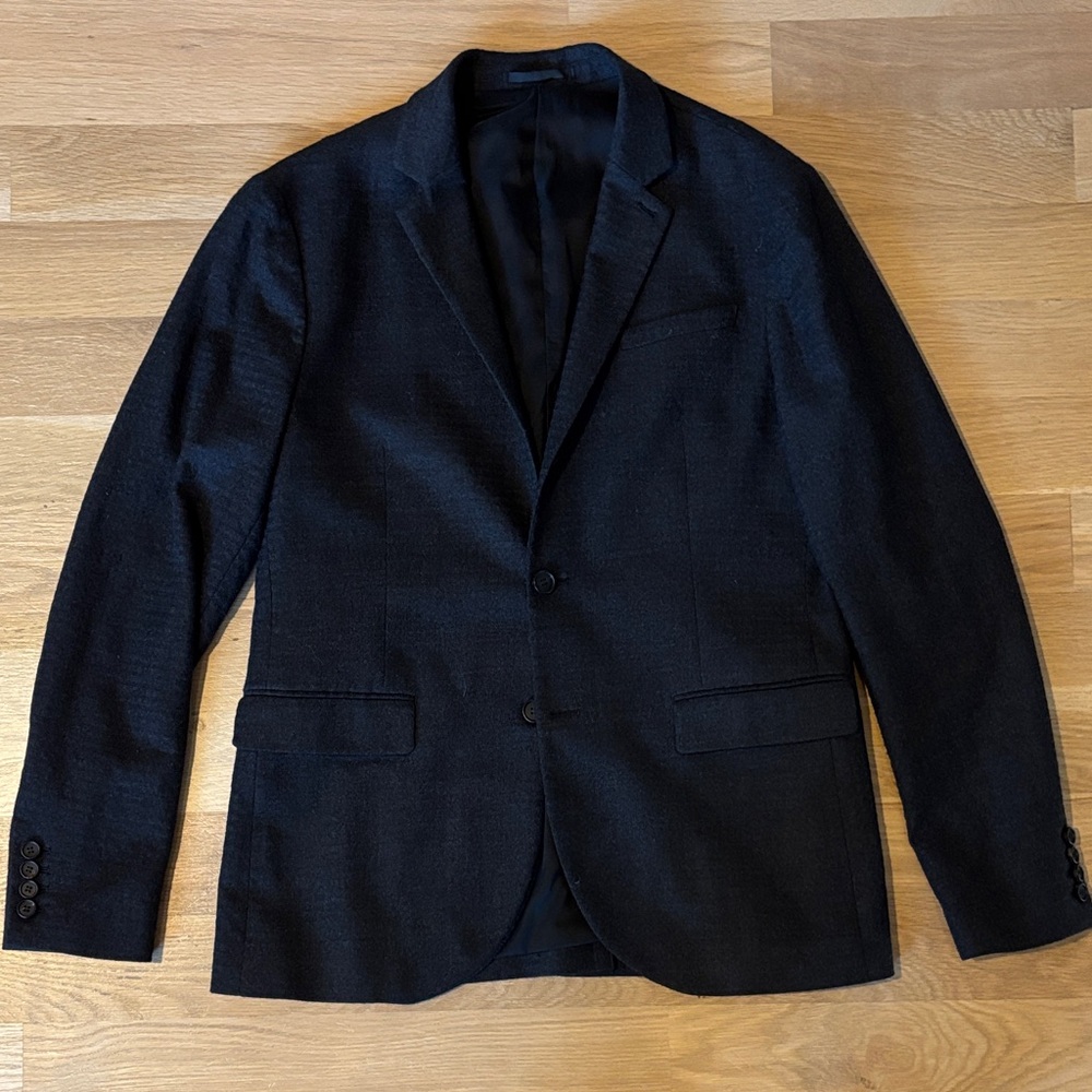 All Saints Dark Charcoal Blazer